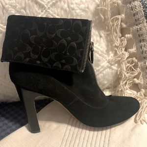 Coach Suede Ankle Boots